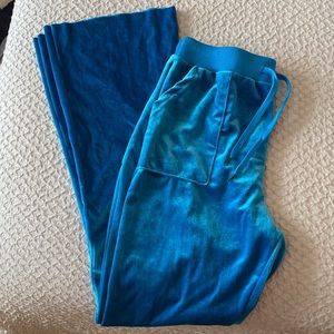 Blue Velour Tracksuit